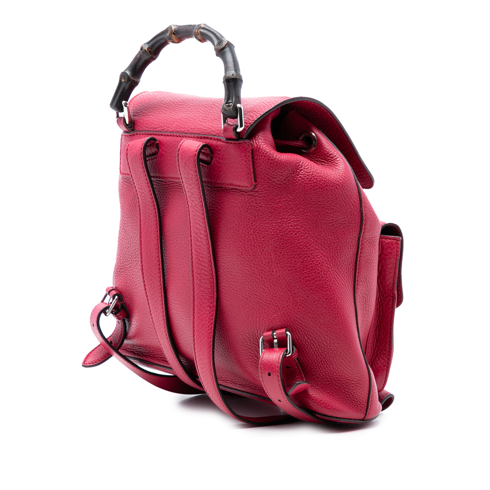 Pre-Loved Gucci Leather Bamboo Tassel Backpack - Picture 2 of 7